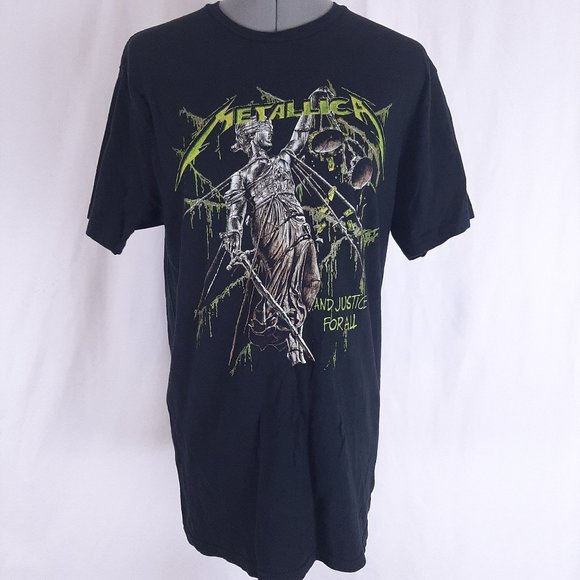 Metallica Tee Shirt and Justice for All Men's Larg - Picture 1 of 3